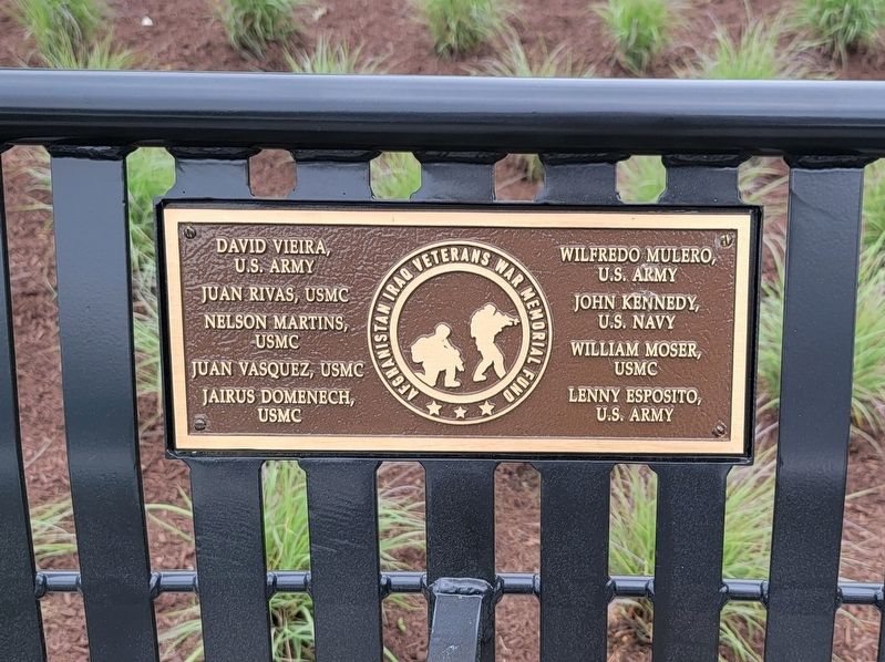 Afghanistan Iraq Veterans War Memorial Fund. Click for full size. Afghanistan Iraq Veterans War Memorial Fund image. Click for full size.