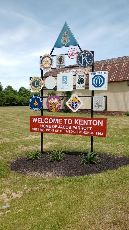 Welcome To Kenton Marker image. Click for full size.