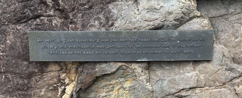 Valkenburg US Army 30th Division - 119th Regiment monument - lower plaque. Click for full size. Valkenburg US Army 30th Division - 119th Regiment monument - lower plaque image. Click for full size.