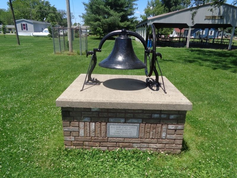 Bell from Jewett School Marker. Click for full size. Bell from Jewett School Marker image. Click for full size.