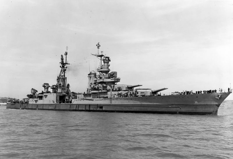 USS Indianapolis (CA-35) image. Click for full size.
