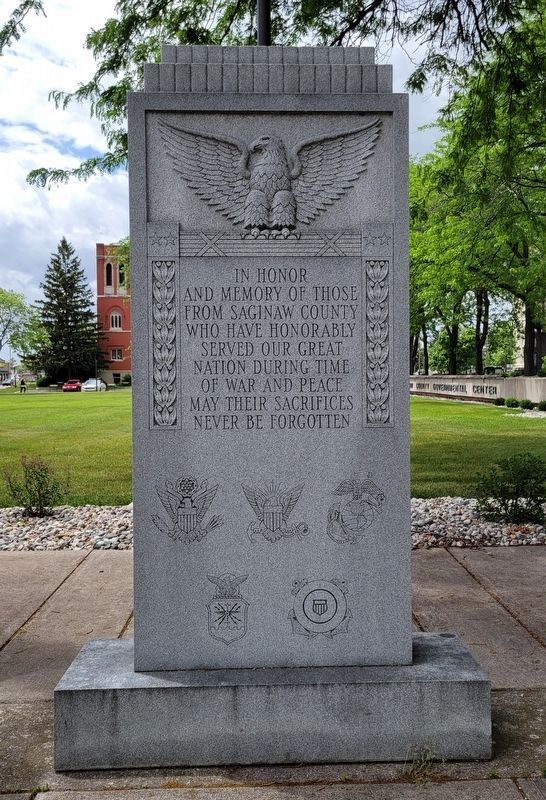 Saginaw County Veterans Memorial image. Click for full size.