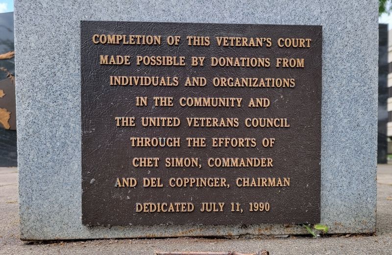 Saginaw County Veterans Memorial image. Click for full size.