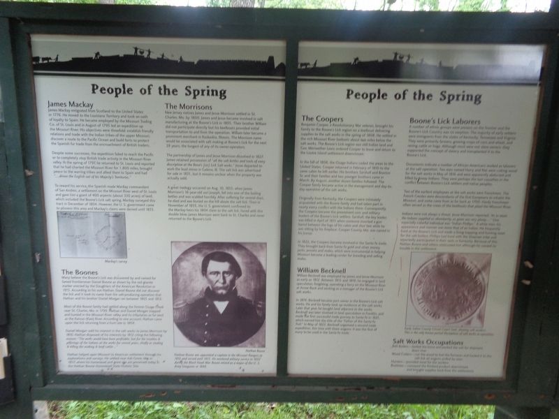 People of the Spring Marker image. Click for full size.