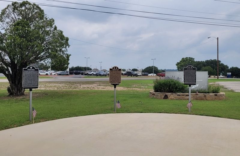 The Brigadier General Stephen D. Korenek Marker is the far left marker in the group image. Click for full size.