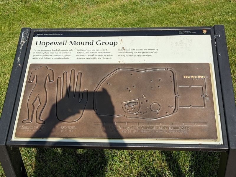 Hopewell Mound Group Marker image. Click for full size.
