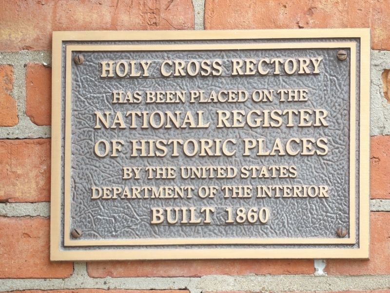 Holy Cross Rectory Marker image. Click for full size.