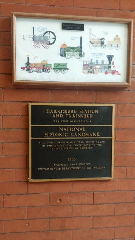 Harrisburg Station and Trainshed Marker. Click for full size. Harrisburg Station and Trainshed Marker image. Click for full size.