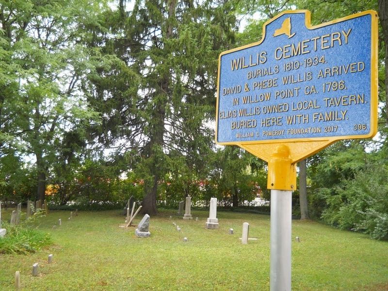 Willis Cemetery Marker image. Click for full size.