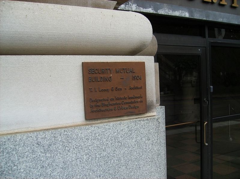 Security Mutual Building Marker. Click for full size. Security Mutual Building Marker image. Click for full size.