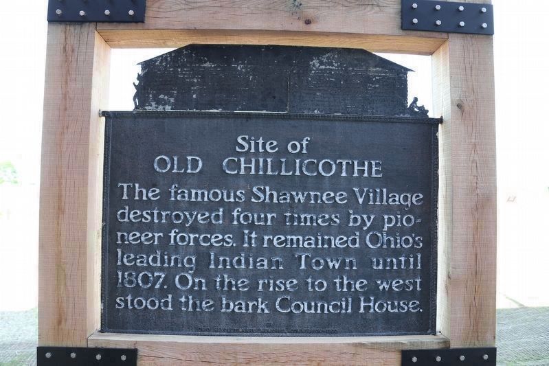 Site of Old Chillicothe Marker. Click for full size. Site of Old Chillicothe Marker image. Click for full size.