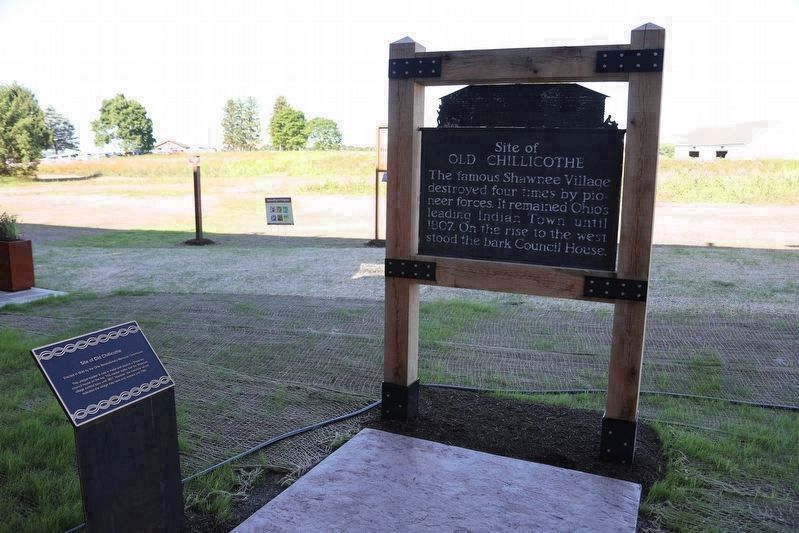 Site of Old Chillicothe Marker. Click for full size. Site of Old Chillicothe Marker image. Click for full size.