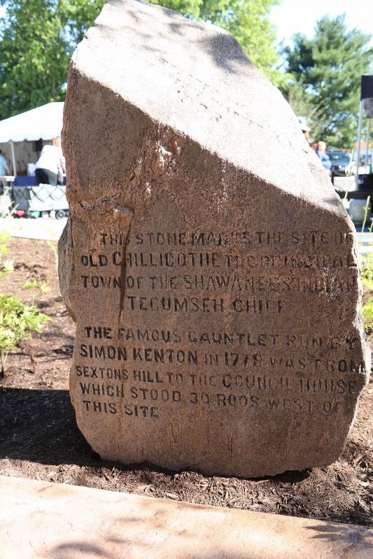 Old Chillicothe Marker. Click for full size. Old Chillicothe Marker image. Click for full size.