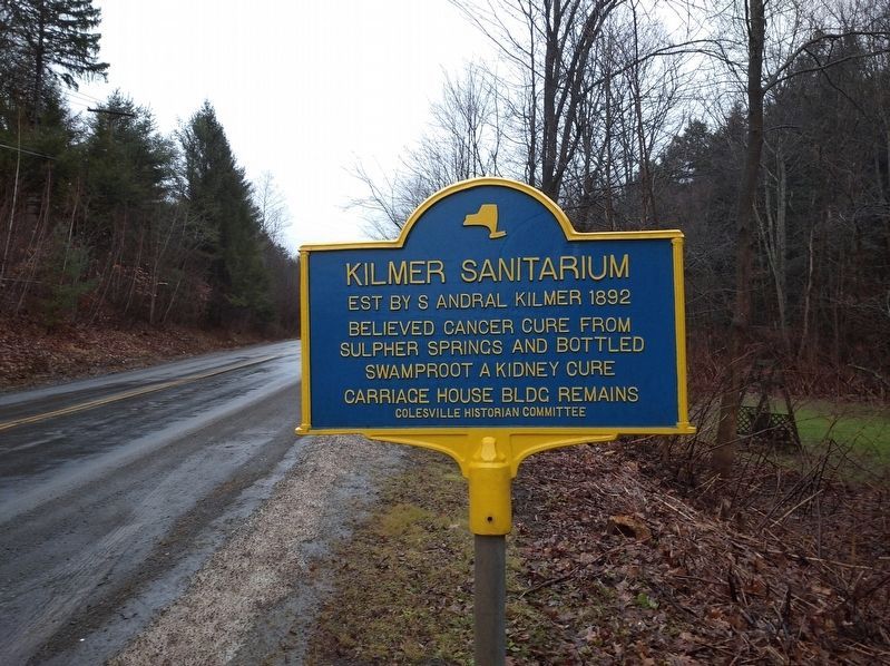 Kilmer Sanitarium Marker. Click for full size. Kilmer Sanitarium Marker image. Click for full size.