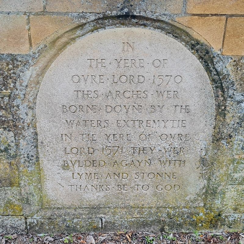 Oundle Bridge Marker. Click for full size. Oundle Bridge Marker image. Click for full size.