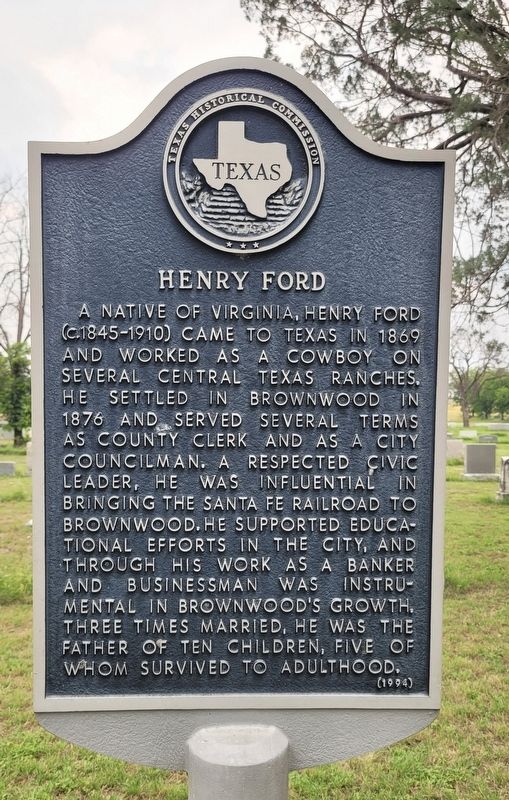 Henry Ford Marker image. Click for full size.
