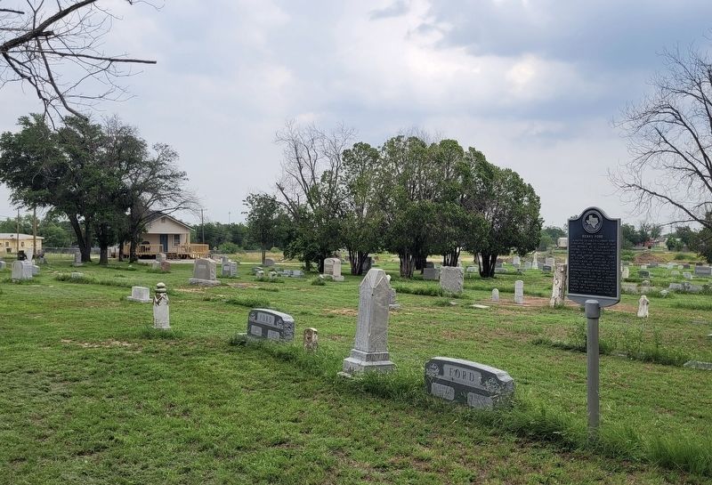 The view of the Henry Ford Marker in the cemetery image. Click for full size.