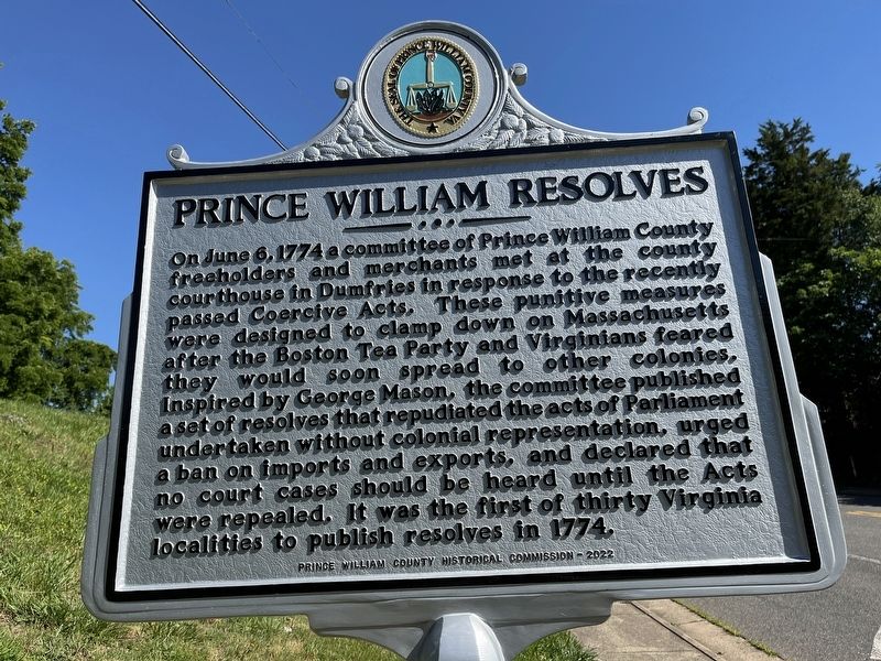Prince William Resolves Marker image. Click for full size.