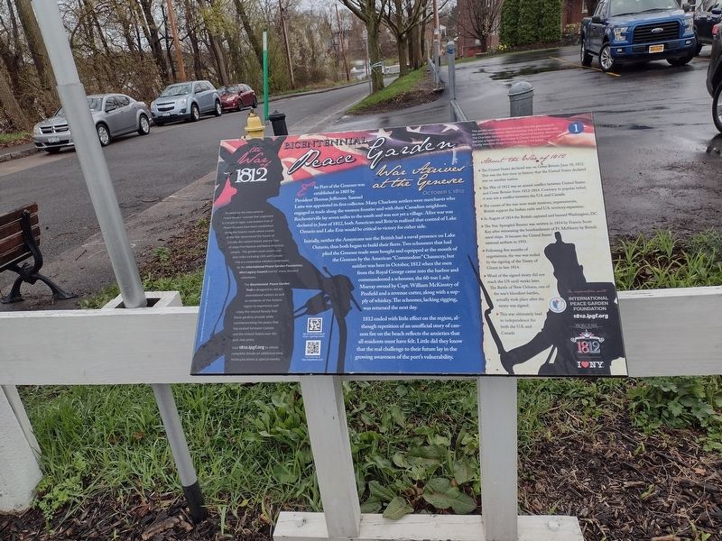 Bicentennial Peace Garden Marker image. Click for full size.