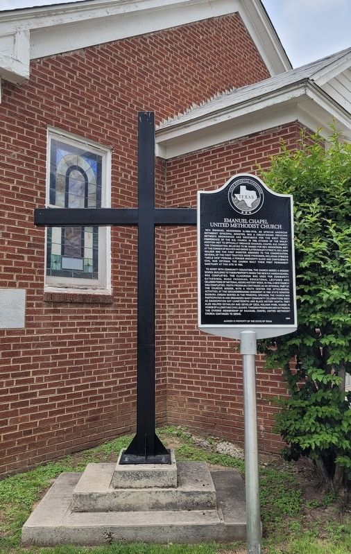 Emanuel Chapel United Methodist Church Marker. Click for full size. Emanuel Chapel United Methodist Church Marker image. Click for full size.