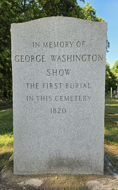 George Washington Show Marker. Click for full size. George Washington Show Marker image. Click for full size.