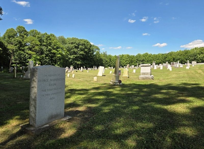 George Washington Show Marker. Click for full size. George Washington Show Marker image. Click for full size.