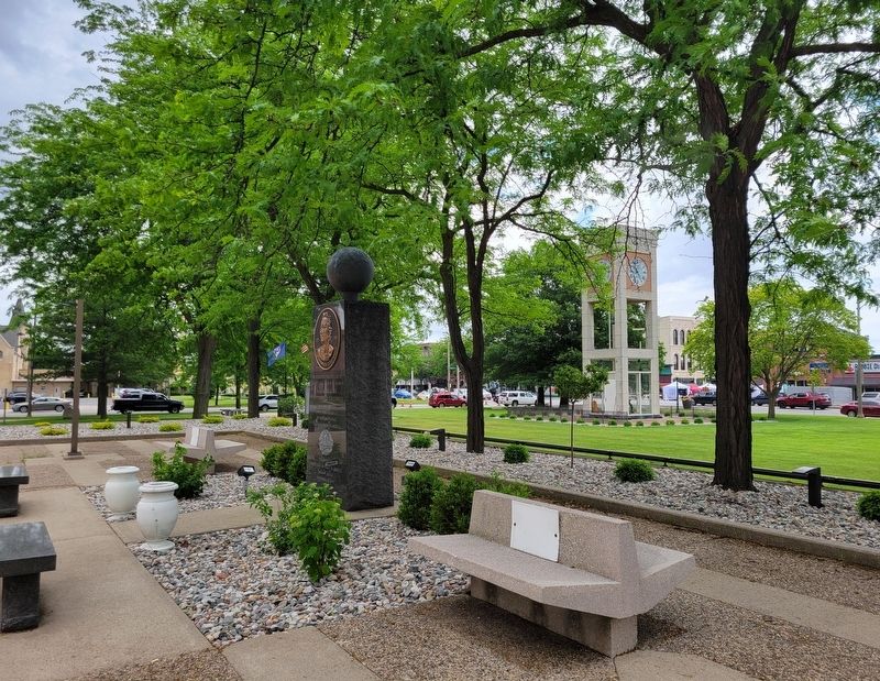 A Memorial to Christopher Columbus Marker image. Click for full size.