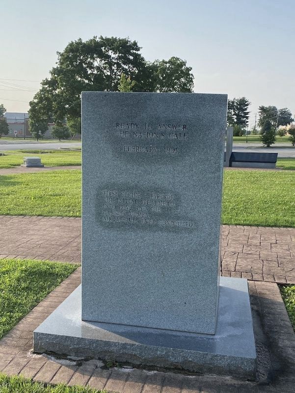 1st Battalion 502D Infantry Regiment Marker image. Click for full size.