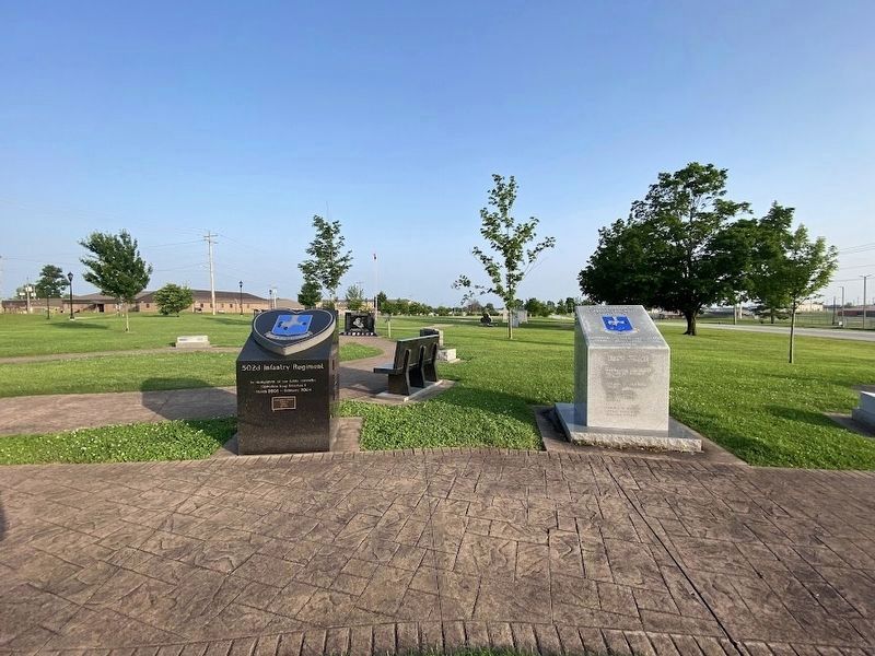 1st Battalion 502D Infantry Regiment Marker image. Click for full size.