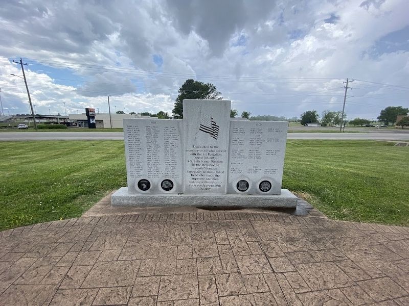 1st Battalion, 502nd Infantry, 101st Airborne Div Marker. Click for full size. 1st Battalion, 502nd Infantry, 101st Airborne Div Marker image. Click for full size.