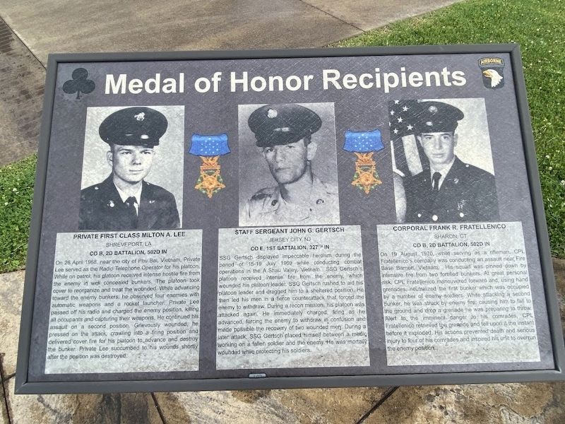 Medal of Honor Recipients Marker image. Click for full size.