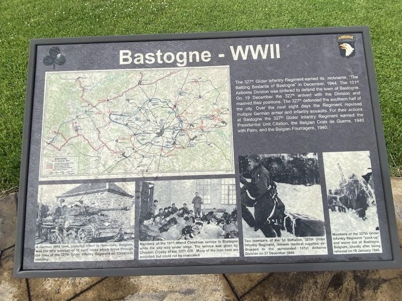 Bastogne - WWII Marker image. Click for full size.