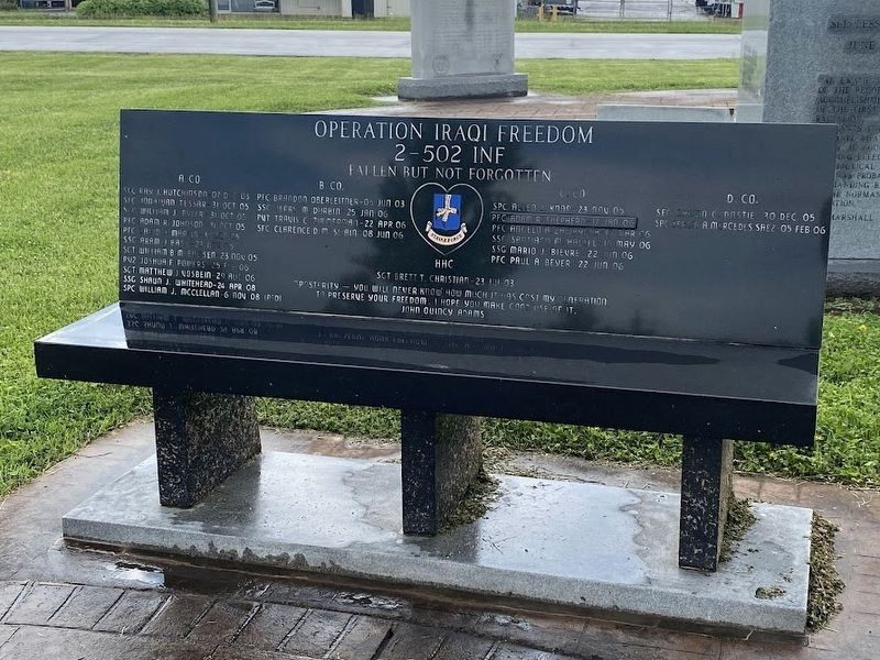 Operation Iraqi Freedom Marker. Click for full size. Operation Iraqi Freedom Marker image. Click for full size.