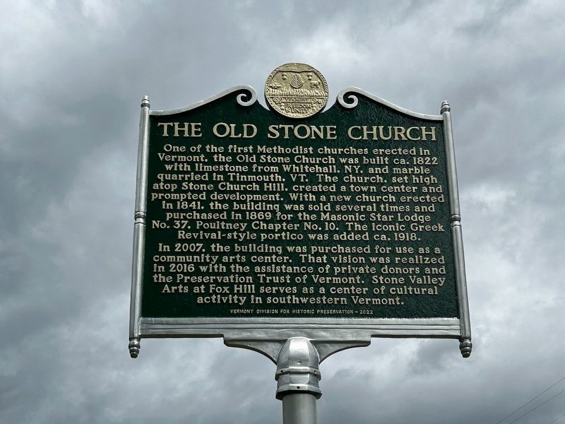 The Old Stone Church Marker. Click for full size. The Old Stone Church Marker image. Click for full size.