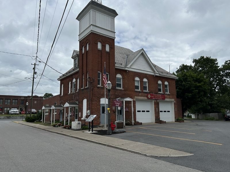 Newland-Wood Fire Company Marker. Click for full size. Newland-Wood Fire Company Marker image. Click for full size.