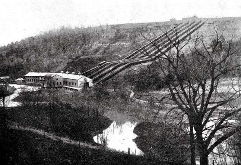 Power house of the Cataract Power Company At DeCew Falls, ca 1900. Click for full size. Power house of the Cataract Power Company At DeCew Falls, ca 1900 image. Click for full size.