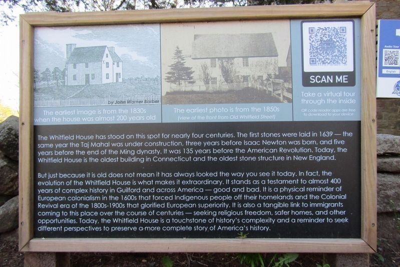 Whitfield House Marker image. Click for full size.