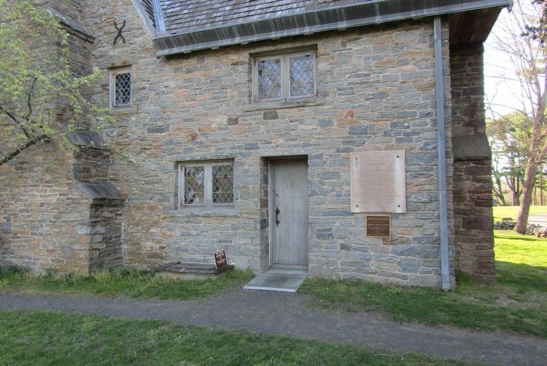 Home of Rev. Henry Whitfield Marker. Click for full size. Home of Rev. Henry Whitfield Marker image. Click for full size.