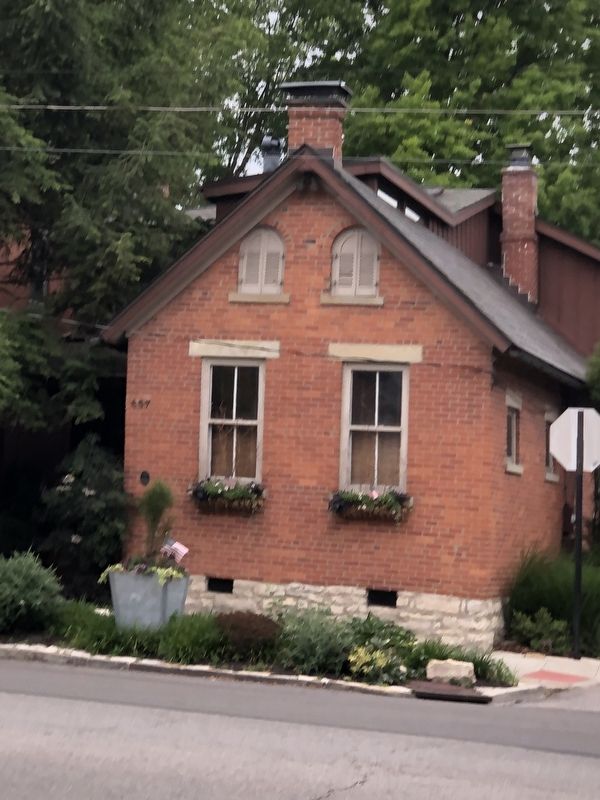 Historic German Village Marker. Click for full size. Historic German Village Marker image. Click for full size.