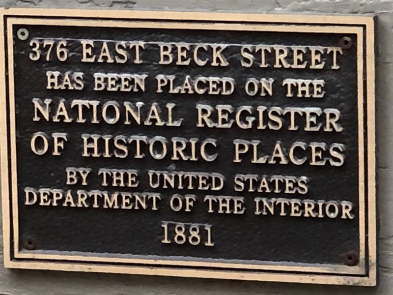 National Register of Historic Places Plaque. Click for full size. National Register of Historic Places Plaque image. Click for full size.