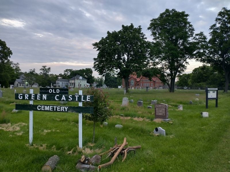 Old Greencastle Cemetery Marker image. Click for full size.