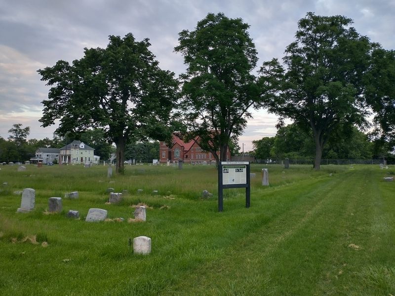 Old Greencastle Cemetery Marker image. Click for full size.