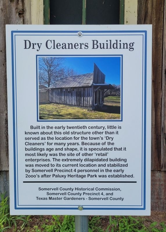 Dry Cleaners Building Marker. Click for full size. Dry Cleaners Building Marker image. Click for full size.