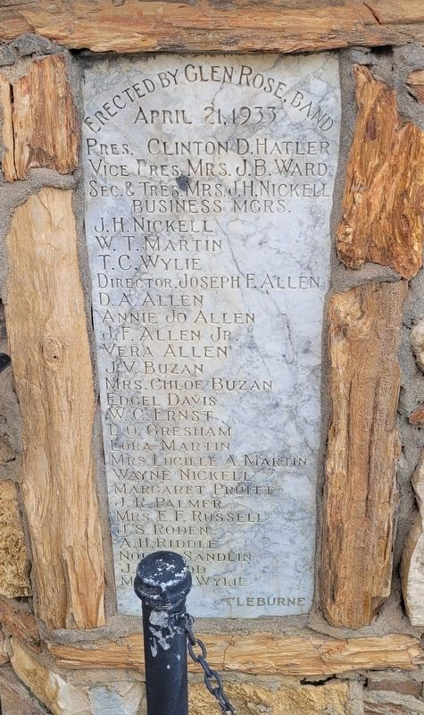 Band Stand Dedication Marker image. Click for full size.