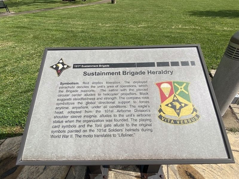 101 Sustainment Brigade Marker image. Click for full size.