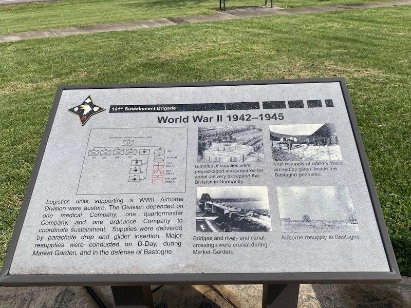 101st Sustainment Brigade Marker image. Click for full size.