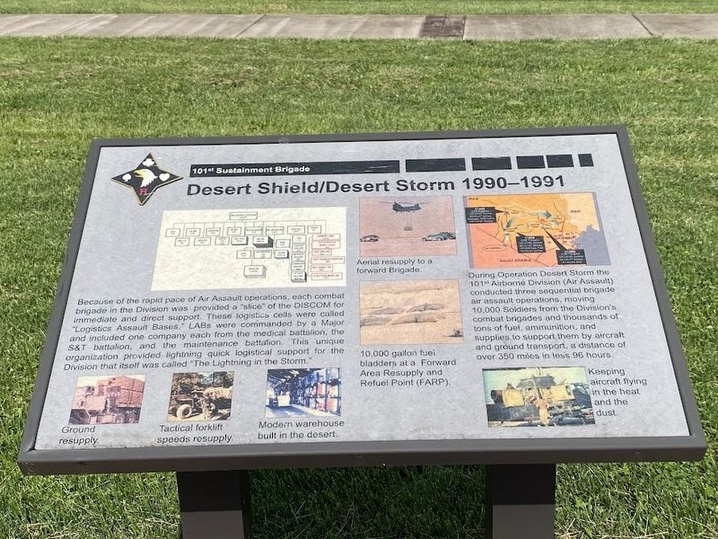 101st Sustainment Brigade Marker image. Click for full size.