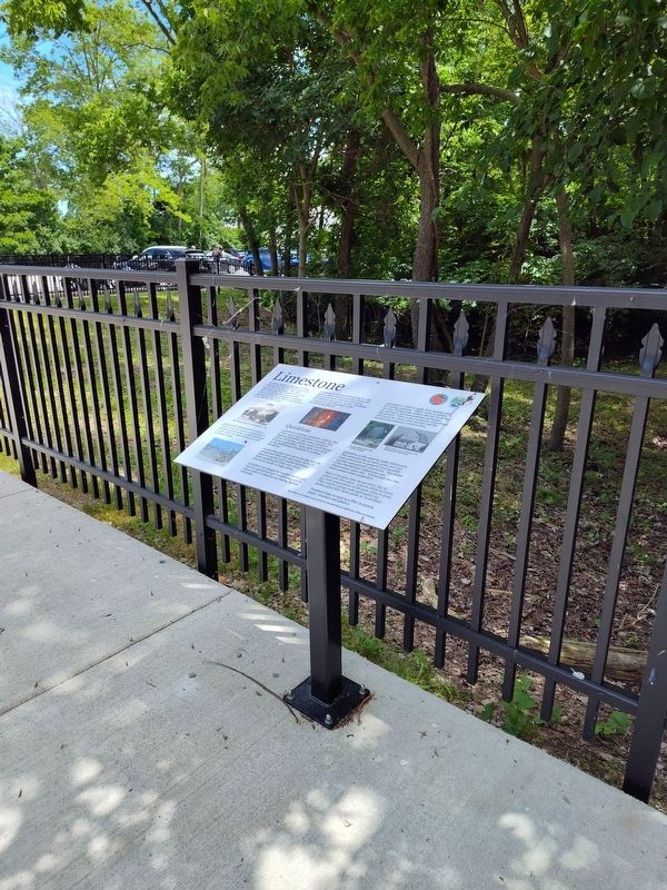 Limestone Marker. Click for full size. Limestone Marker image. Click for full size.