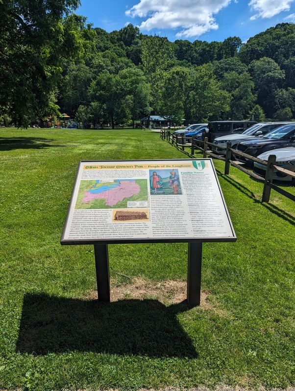 O Hara Township Community Park People Of The Longhouse Historical Marker o-hara-township-community-park-people-of-the-longhouse-historical-marker