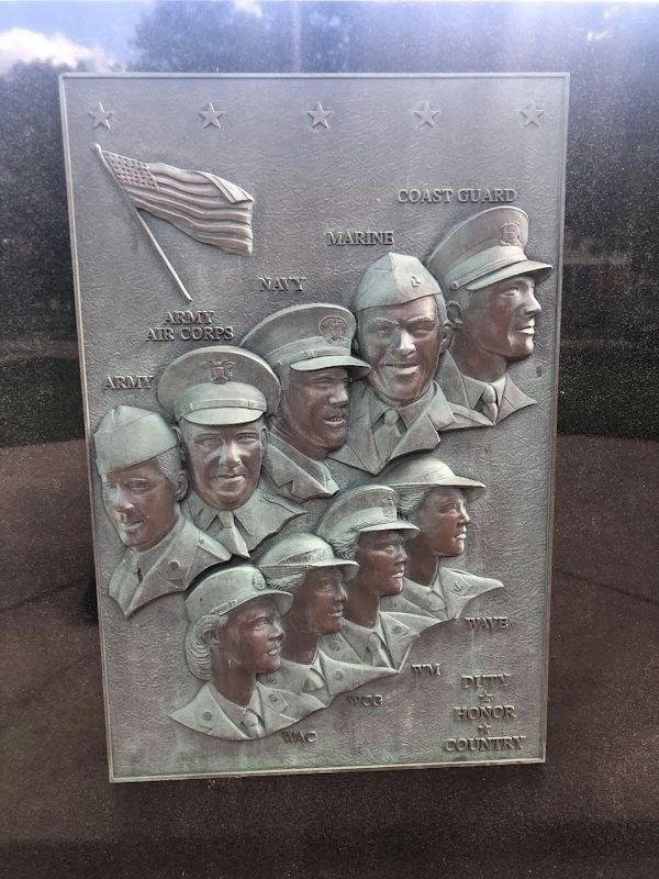 Veteran's Memorial Marker, Side Two image. Click for full size.